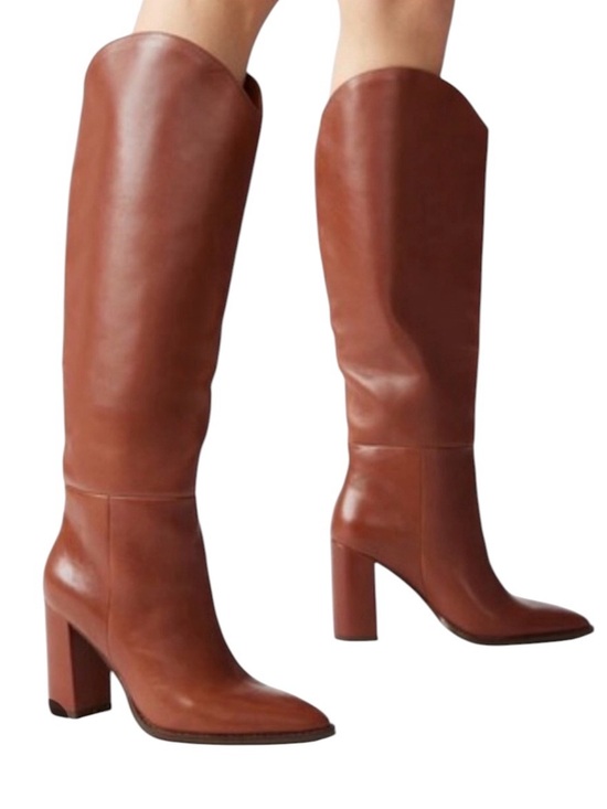 Steve Madden Shoes - Steve Madden Leather Bixby Tall Boot in Cognac Size 6